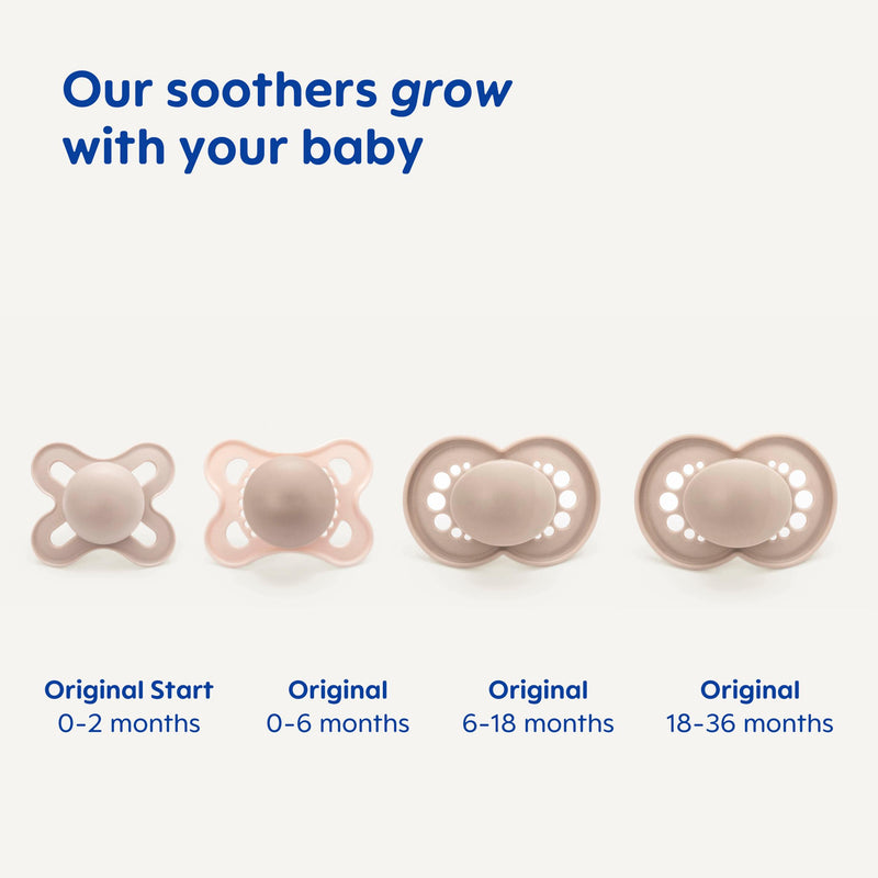 MAM Original Silicone Soother 0-6 months, imported from the UK