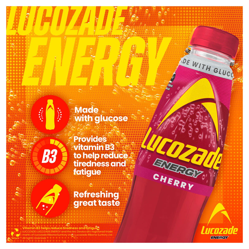 Lucozade Energy Cherry 900ml - British product