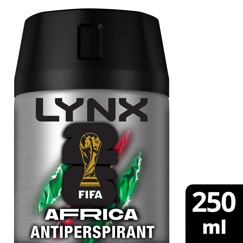 Lynx Africa Anti-perspirant Deodorant Spray for Men 250ml