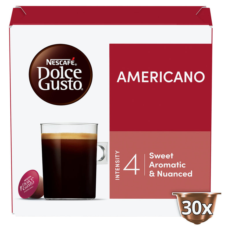 Nescafé Dolce Gusto Americano coffee pods 30, UK version