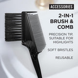 Clairol Colour Studio 2-in-1 brush and comb professional hair tool, imported from the UK