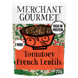 Sainsburys Merchant Gourmet Tomatoey French Puy & Green Lentils 250g- Buy online at McGrocer