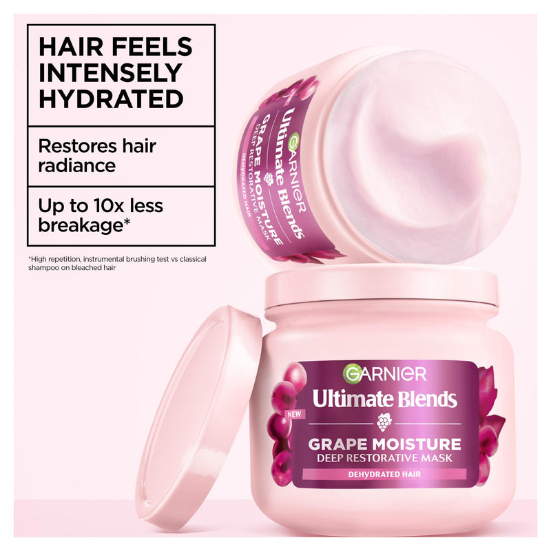 Garnier grape moisture hair mask, UK version