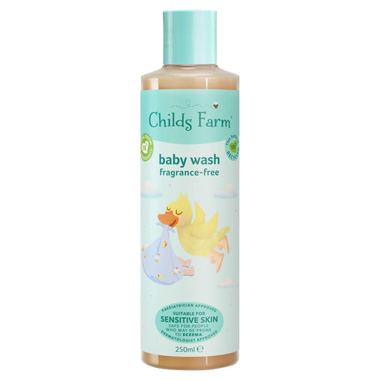 Childs Farm Baby Wash Fragrance Free 250ml GOODS Sainsburys   