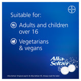 Alka-Seltzer original pain relief tablets 20 pack, imported from the UK