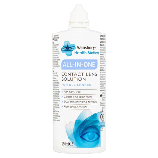 Sainsbury's Health Matters All-In-One Contact Lens Solution 250ml GOODS Sainsburys   
