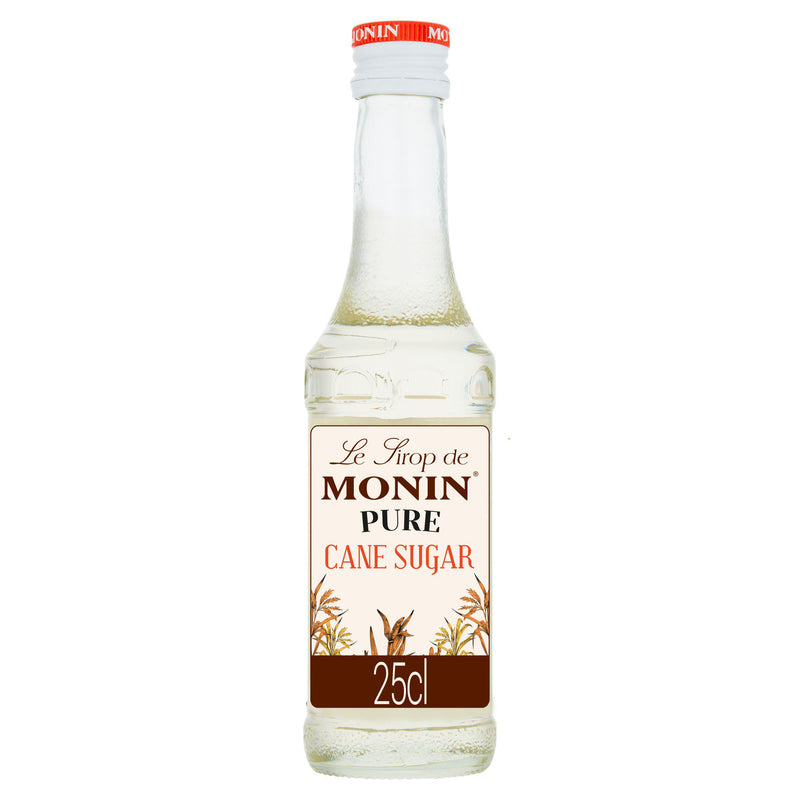 Monin Pure Cane Sugar syrup 250ml - British product