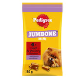Sainsburys Pedigree Jumbone Mini Adult Small Dog Treats Beef & Poultry Chews 160g- Buy online at McGrocer