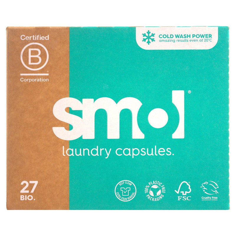 Smol Bio Laundry Capsules Plastic Free 27 washes