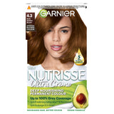 Garnier hair dye Dark Golden Brown 4.3, imported from the UK