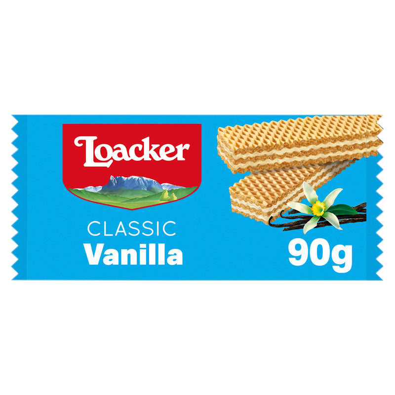 Loacker classic vanilla wafers 90g (British brand)