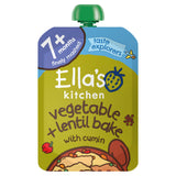 Sainsburys Ella's Kitchen Organic Vegetable & Lentil Bake Baby Food Pouch 7+ Months 130g- Buy online at McGrocer