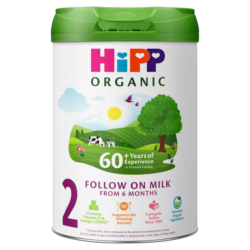 HiPP Organic 2 Follow On Baby Milk Powder Formula From 6 Months 800g