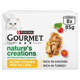 Sainsburys Gourmet Nature's Creations Poultry Wet Cat Food 8 x 85g- Buy online at McGrocer