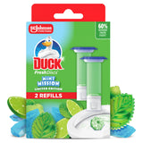 Sainsburys Duck Fresh Discs Mint Mission Toilet Gel Refill 2 x 36ml- Buy online at McGrocer