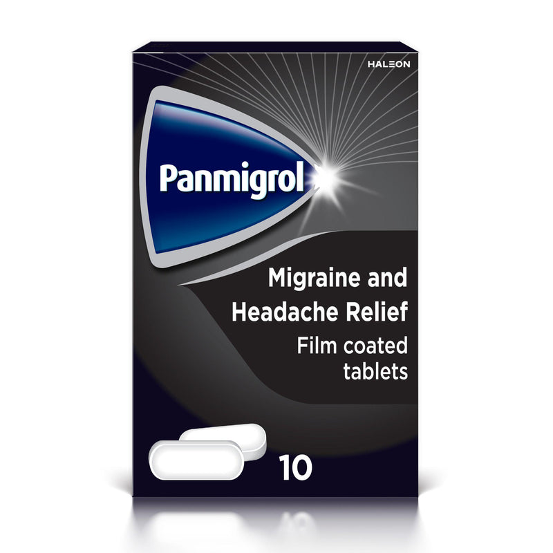 Panadol migraine relief tablets x10 (British brand)