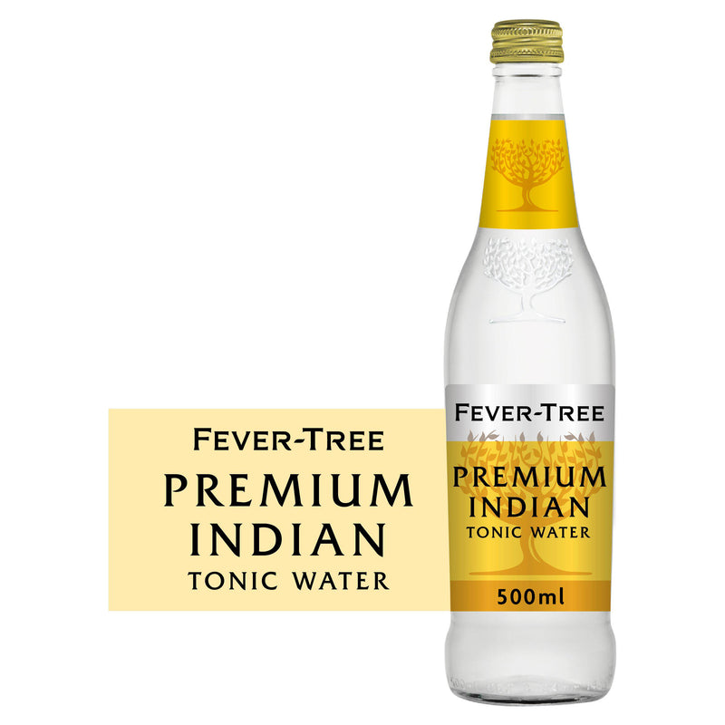 Fever-Tree Indian Tonic Water 500ml glass bottle (British brand)
