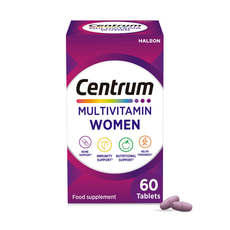 Centrum Women multivitamin tablets 60 tablets, imported from the UK