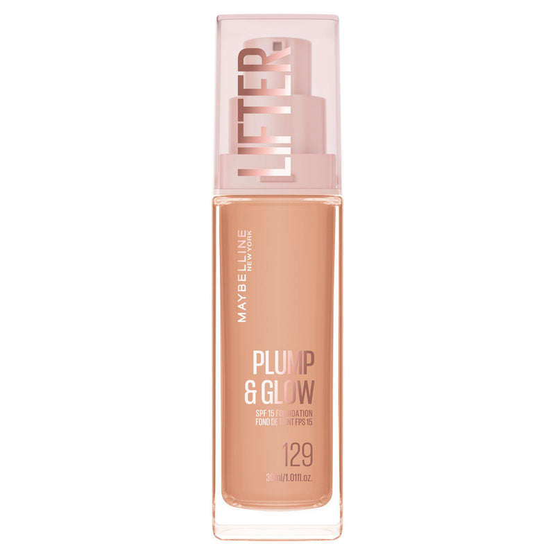 Maybelline Lifter Plump & Glow foundation shade 129, imported from the UK