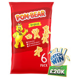Sainsburys KP Snacks Pom-Bear Original Multipack Potato Snack 6x13g- Buy online at McGrocer