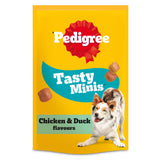 Sainsburys Pedigree Tasty Minis Adult Dog Treats Chicken & Duck Chewy Cubes 130g- Buy online at McGrocer