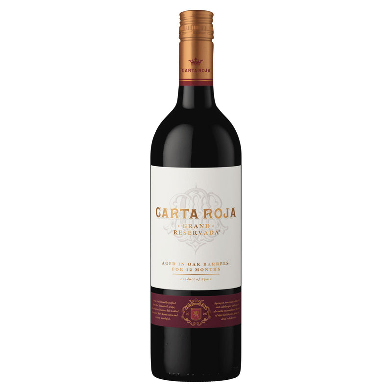 Carta Roja red wine Gran Reserva 75cl, UK version