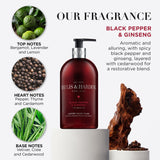 Baylis & Harding Signature Black Pepper & Ginseng Hand Wash 500ml, UK version