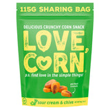 Love Corn Sour Cream Chive Crunchy Corn 115g, UK version