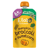 Sainsburys Ella's Kitchen Organic Pumpkin, Broccoli & Sweetcorn Baby Food Pouch 4+ Months 120g- Buy online at McGrocer