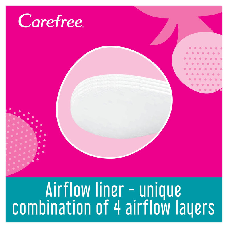 Carefree normal pantyliners cotton extract fresh scent 56 count (British brand)