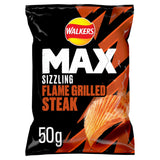 Walkers crisps Sizzling Flame Grilled Steak 50g (British brand)