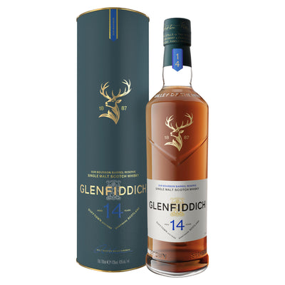 Sainsburys Glenfiddich 14 Year Old Bourbon Barrel Reserve Single Malt Scotch Whisky 70cl- Buy online at McGrocer
