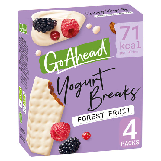 Go Ahead Yoghurt Breaks Forest Fruit Snack Bars 4x35.5g GOODS Sainsburys   