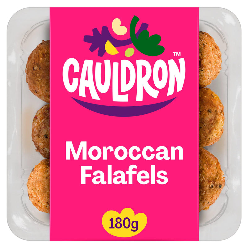Cauldron Moroccan spiced falafels 180g, UK version