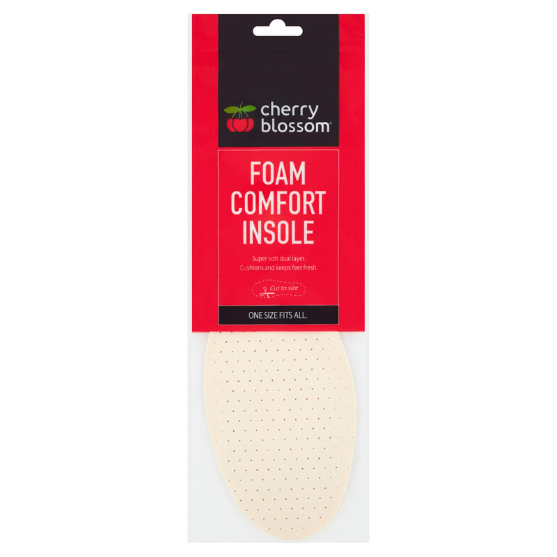 Cherry Blossom Foam Comfort Insole One Size Fits All - British product
