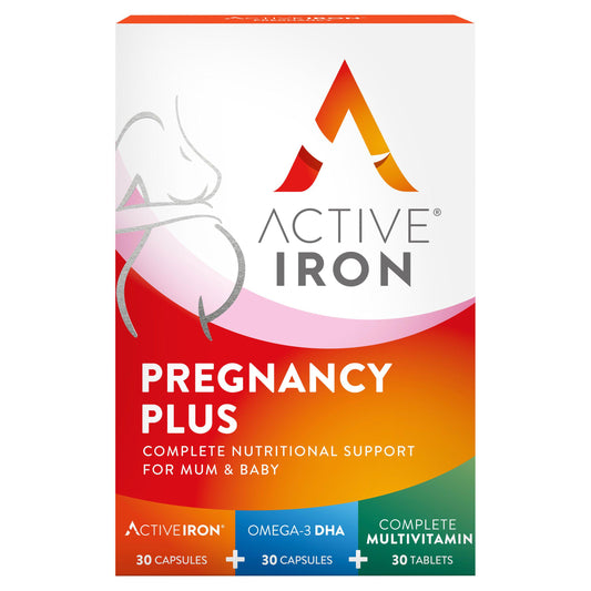 Active Iron Pregnancy Plus 60 Capsules 30 Tablets GOODS Sainsburys   