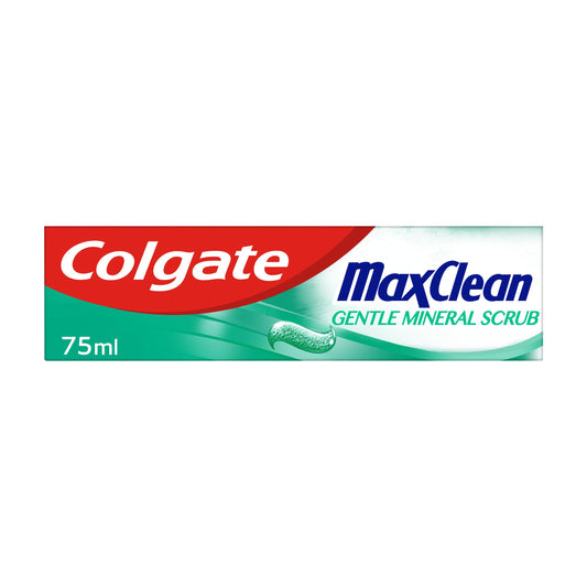 Colgate Max Clean Gentle Mineral Scrub Toothpaste 75ml GOODS Sainsburys   