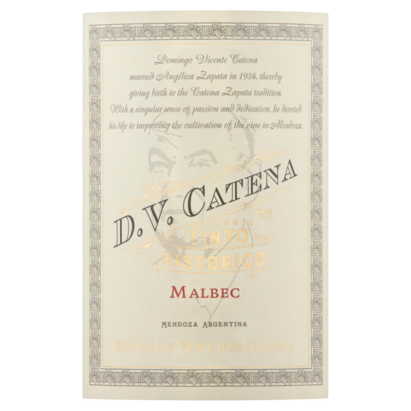 DV Catena Malbec red wine 75cl, UK version