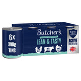 Sainsburys Butcher's Lean & Tasty Wet Dog Food Tins 6 x 390g- Buy online at McGrocer