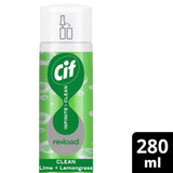 Sainsburys Cif Infinite Clean All in One Cleaner Reload Lime and Lemongrass 280ml- Buy online at McGrocer