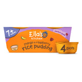 Sainsburys Ella's Kitchen Mango & Raspberry Rice Pudding Baby Dessert 4 x 80g- Buy online at McGrocer