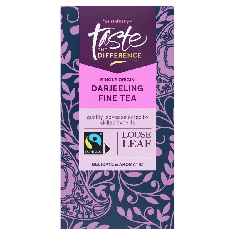 Sainsbury's Darjeeling loose tea Taste the Difference 125g - British product