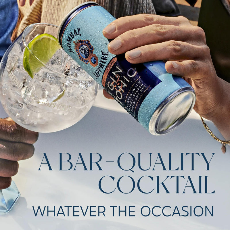 Bombay Sapphire Gin & Tonic premix cocktail 25cl (British brand)