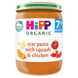 Sainsburys HiPP Organic Star Pasta with Squash & Chicken Baby Food 7+ Months 190g- Buy online at McGrocer