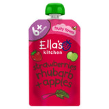 Sainsburys Ella's Kitchen Organic Strawberries, Rhubarb & Apples Baby Food Pouch 120g- Buy online at McGrocer