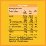 Heinz spaghetti in tomato sauce value pack 4 x 200g - British product