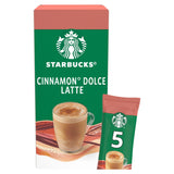 Starbucks cinnamon latte instant coffee sachets 5x23.5g, UK version