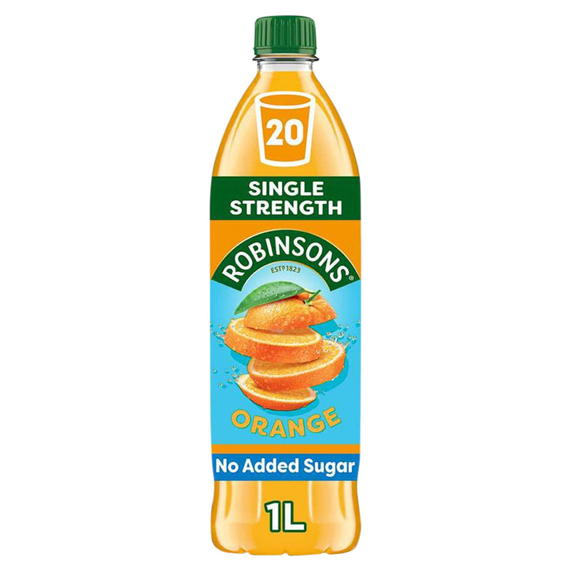 Robinsons orange squash no added sugar 1L - British product
