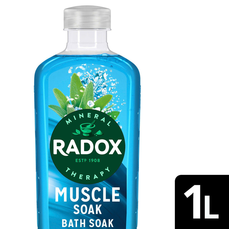 Radox Muscle Soak bath soak 1L (British brand)
