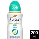 Sainsburys Dove Advanced Care Go Fresh Pear & Aloe Vera Antiperspirant Deodorant 200ml- Buy online at McGrocer